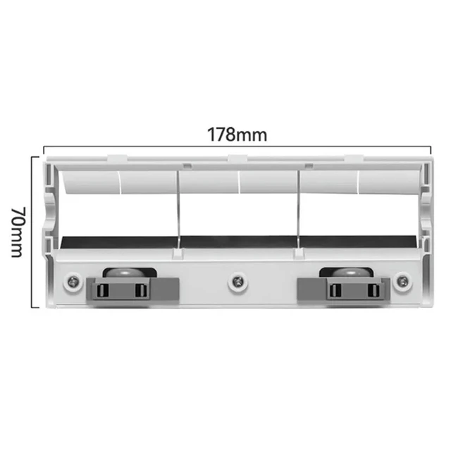 Alt view image 2 of 3 - Ecovacs Deebot T8 950 T5 X1 T10 Turbo T20 Pro T9 N8 Pro T8 max t20pro Robot Vacuum Cleaner Accessories Main Brush Cover