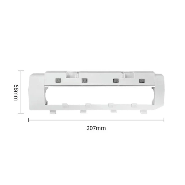 Alt view image 2 of 3 - For Roborock Qrevo Plus / Qrevo Pro / Qrevo S / QR 798 /QV35A/QV35S / Qrevo L/Qrevo L pro Robot Vacuum Main Brush Cover Spare