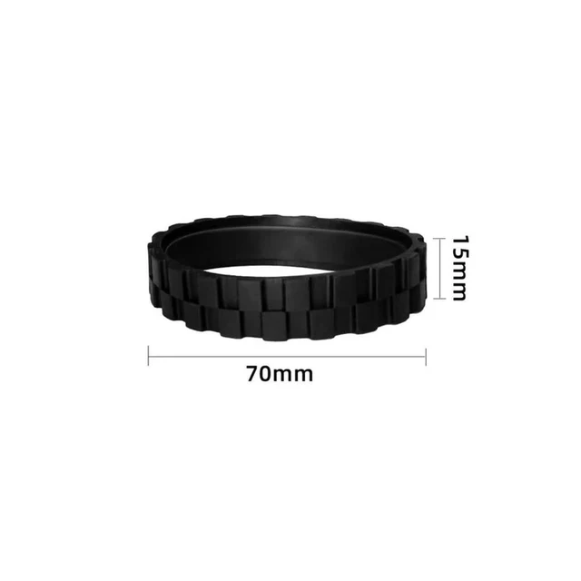 Alt view image 2 of 3 - For IRobot Roomba I7 E5 E6 500 600 700 800 900 series robot vacuum cleaner accessories Wheel Rubber tire ring