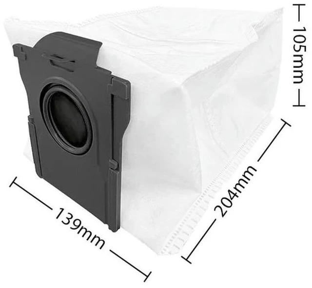 Alt view image 2 of 3 - Activated carbon dust bag compatible with Dreame D20 ultra D20 pro plus Matrix10 Ultra L40s pro Ultra robot vacuum cleaner parts