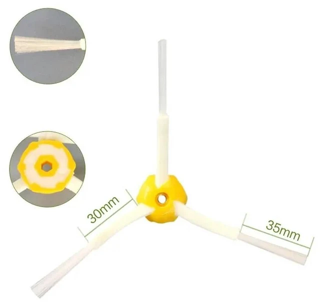 Alt view image 3 of 3 - Side brush suitable for iRobot Roomba 500 600 700 series 520 530 550 610 620 650 760 770 780 vacuum cleaner parts replacement