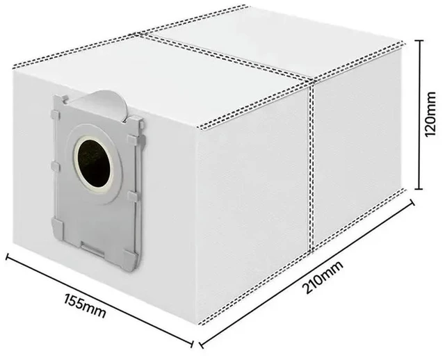 Alt view image 3 of 3 - robot vacuum cleaner dust bag compatible with Ecovacs Deebot mini spare parts