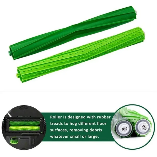 Alt view image 2 of 3 - Main brush Replace the parts For iRobot Roomba S9 9150 S9 + Plus 9550 Sweeping robot Rubber Roll brush Accessories
