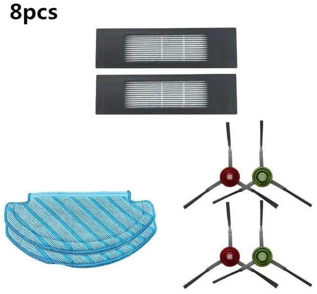 Main image of Side brush HEPA filter mop cloth compatible with Ecovacs deebot ozmo T8 T8max T9max N10PLUS robot vacuum cleaner accessories