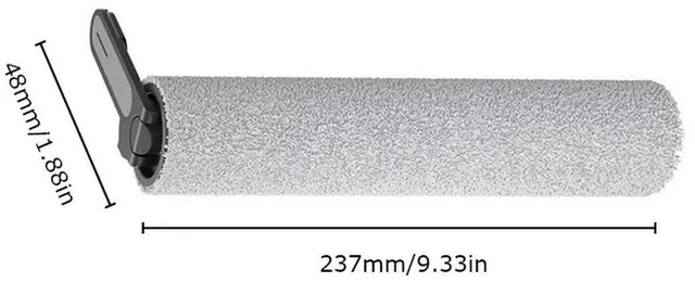Alt view image 2 of 3 - Roller brushes compatible with dreame MOVA 2.0 pro K10 K10 pro floor scrubber spare parts