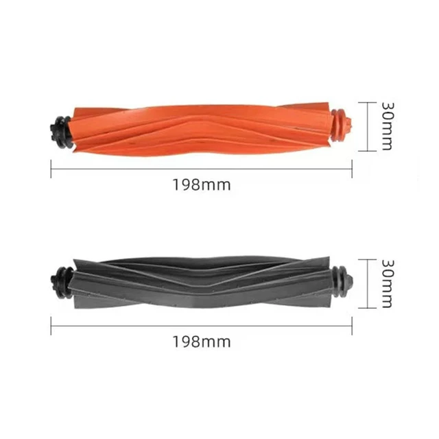Alt view image 2 of 3 - 1 set of Dreame (X40 Pro Ultra) robot vacuum cleaner roller brush accessories compatible with the main brush