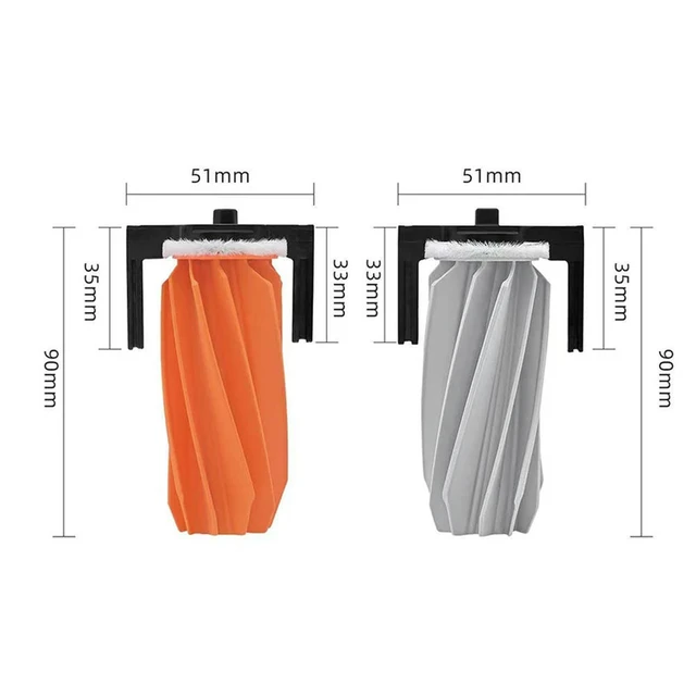 Alt view image 2 of 3 - Compatible with ROMO S/ROMO A/ROMO P/ 2.0 P2 A2 Robot Vacuum Cleaner Silicone Main Brush Spare Parts