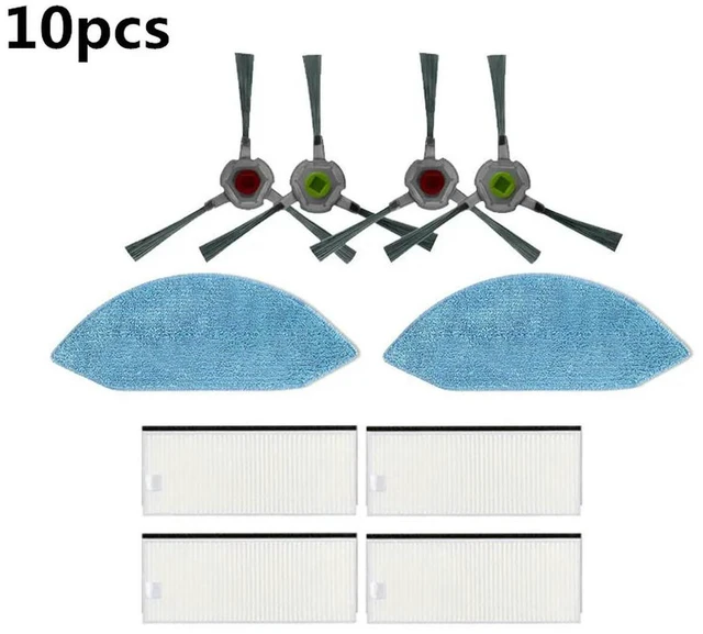 Main image of Suitable for mop cloth edge brush filter Ecovacs DEEBOT OZMO U2/U2 Pro/DGN22 sweeping robot vacuum cleaner accessories