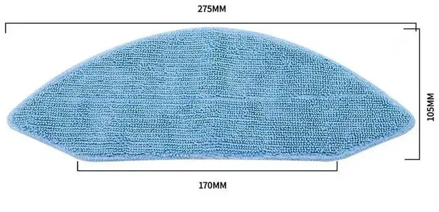 Alt view image 2 of 3 - Suitable for mop cloth edge brush filter Ecovacs DEEBOT OZMO U2/U2 Pro/DGN22 sweeping robot vacuum cleaner accessories
