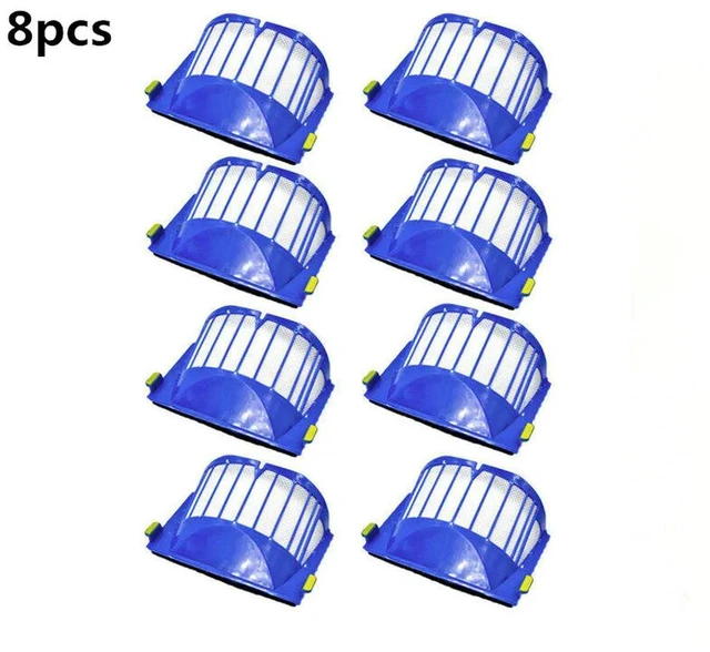 Main image of Blue curved filter compatible with irobot Roomba 500 600 series 528 552 610 615 620 630 650 660 670 vacuum cleaner accessories