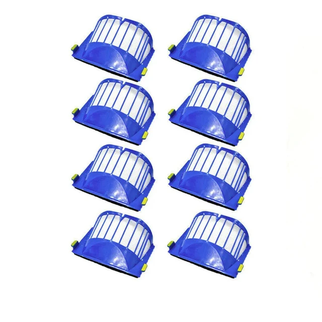 Alt view image 2 of 3 - Blue curved filter compatible with irobot Roomba 500 600 series 528 552 610 615 620 630 650 660 670 vacuum cleaner accessories