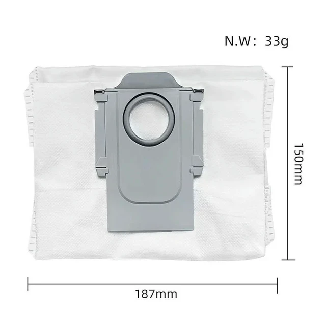 Alt view image 3 of 3 - Suitable for Roborock/Q7 M5+/Q7 TF+/Robot Vacuum Cleaner Dust Bag Accessories Dust Bag Replacement Parts