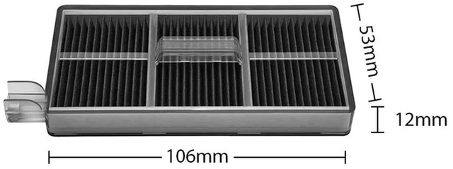 Alt view image 2 of 3 - Compatible with Dreame Mova Z60 Pro/Z60 Ultra Robot Vacuum HEPA Filter Replacement