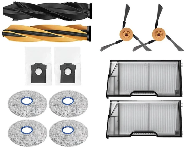 Alt view image 2 of 3 - Compatible with Dreame X60 Ultra / X60 Max Ultra Robot Vacuum Cleaner Main Brush / Side Brush / Dust Bag / Filter Mop Cloth