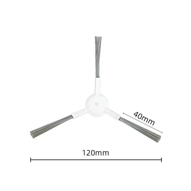 Alt view image 2 of 3 - Main Brush + Side Brush + Mop Cloth/Filter/Dust Bag Compatible with Mijia M30S D103CN Robot Vacuum Cleaner