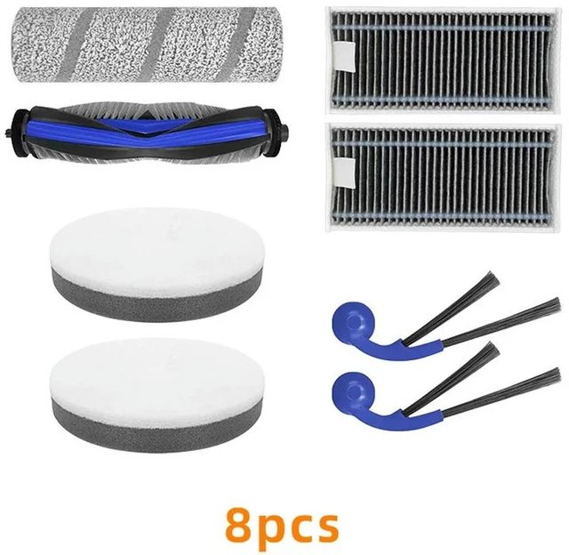 Main image of Compatible with ECOVACS X11 OmniCyclone Robot Vacuum Main Brush/Side Brush/Filter/Roller Cloth/Base Station Sponge Spare Parts