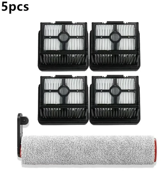 Main image of Roller brush + HEPA filter Compatible with Dreame H20 H30 floor scrubber vacuum cleaner