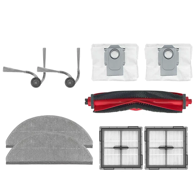 Alt view image 2 of 3 - Main brush/side brush/mop cloth/filter/dust bag Roborock Q10 VF/Q10 VF+/Q10 PF/Q10 PF+/Q10 S5/Q10 S5+/Q10 X5/Q10 X5+accessories
