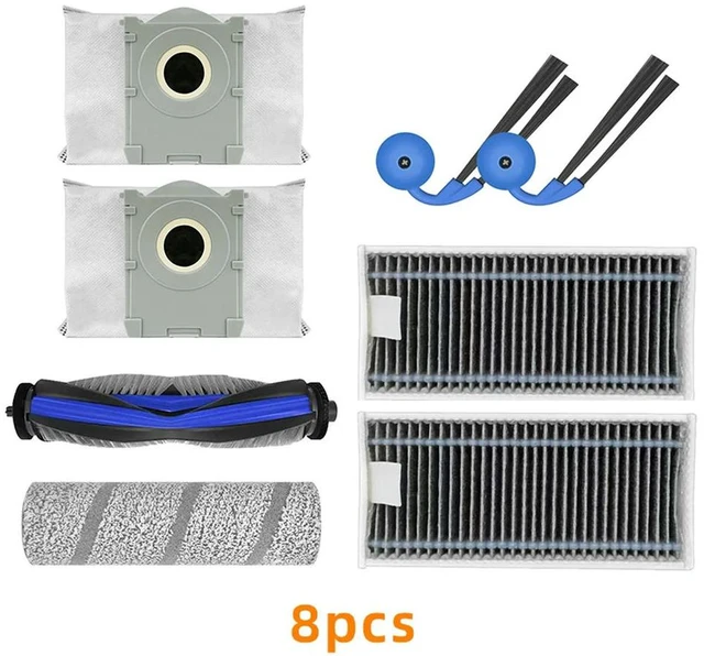 Main image of Compatible with ECOVACS T80S/T80S PRO Robot Vacuum Main Brush/Side Brush/Dust Bag/Filter/Roller cloth Accessories