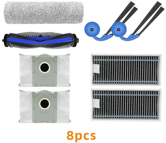 Main image of compatible Ecovacs Deebot X9 X9 Pro robot vacuum cleaner main brush/side brush/filter/dust bag/cloth roller brush spare parts