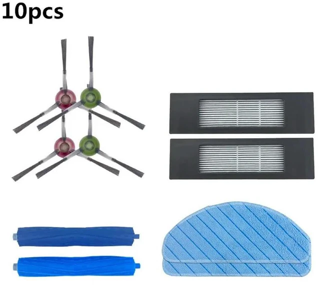 Main image of Main side brush HEPA filter cleaning cloth Ecovacs Deebot ozmo T9 MAX/T9 AIVI/T9 AIVI+robotic vacuum cleaner replacement parts