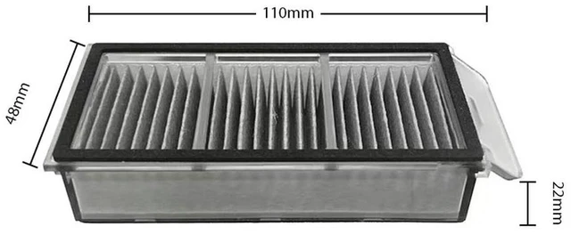 Alt view image 2 of 3 - Robot Vacuum Cleaner HEPA Filter Compatible with Dreame Matrix10 Ultra / S50 Pro Spare Parts