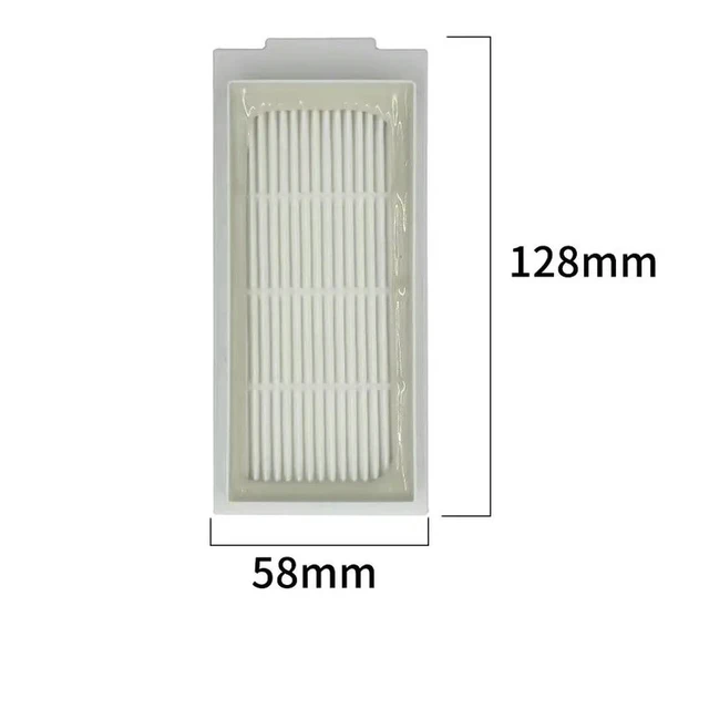 Alt view image 2 of 3 - HEPA filter/main brush/side brush + mop cloth/dust bag For Ecovacs Yeedi Floor 3 3+ robot vacuum cleaner