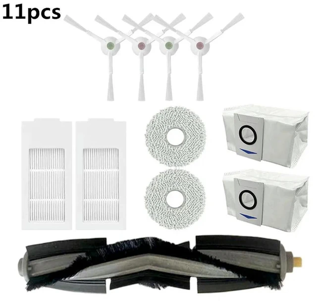 Main image of HEPA filter/main brush/side brush + mop cloth/dust bag For Ecovacs Yeedi Floor 3 3+ robot vacuum cleaner