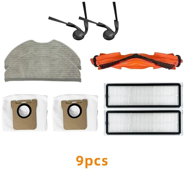 Main image of Compatible with H40 ov51 robot vacuum main brush/side brush/dust bag/filter/mop replacement parts
