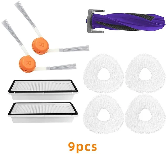 Main image of Compatible Narwal J5 Pure Robot Vacuum Main Brush/Side Brush/Mop Cloth/Filter Spare Parts