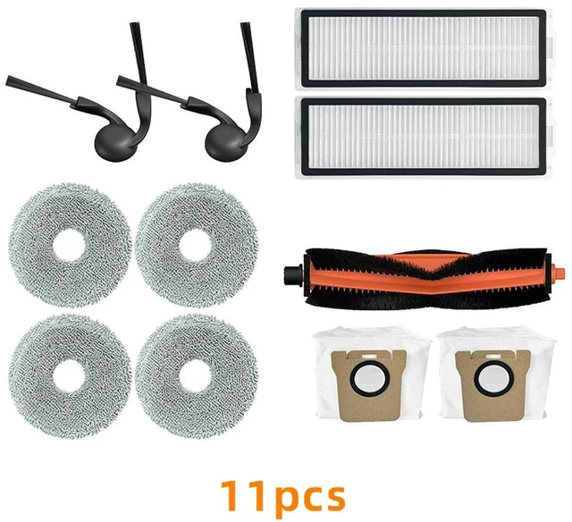 Main image of Compatible with 5C/OV42CN robot vacuum main brush/side brush/HEPA filter/dust bag/mop cloth spare parts
