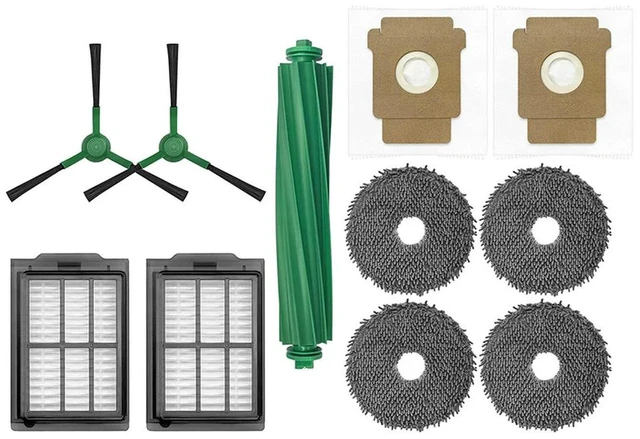 Alt view image 2 of 3 - Compatible with iRobot Roomba plus 405combo/505 combo robot vacuum cleaner main brush/side brush/filter/dust bag/rag spare parts