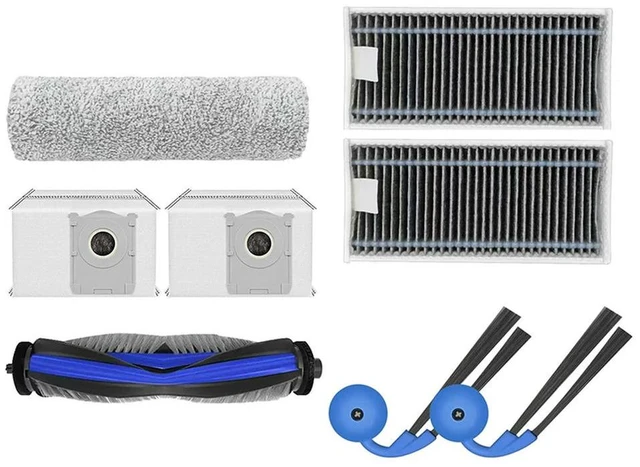 Alt view image 2 of 3 - Compatible with Ecovacs X11 X11 Pro robot vacuum cleaner main brush/side brush/filter cloth/mop cloth/fabric roller brush parts