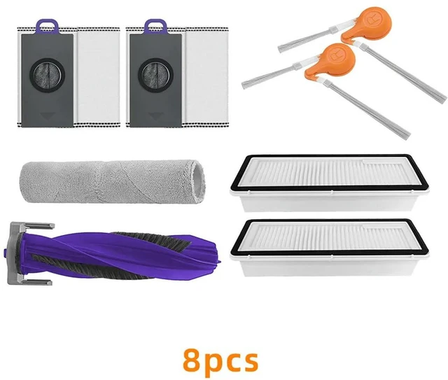 Main image of Compatible with Narwal JX robot vacuum cleaner main brush/side brush/roller mop/dust bag/HEPA filter spare parts