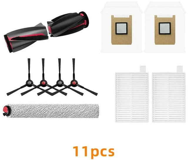 Main image of Compatible with Eufy C28 Robot Vacuum Cleaner Main Brush/Side Brush/Roller Mop/Dust Bag/Filter Spare Parts