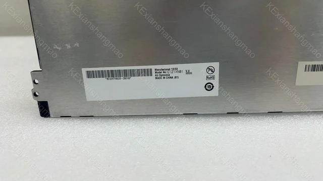 Alt view image 2 of 3 - 12.1-inch industrial display screen G121XN01 V0 test shows beautiful display