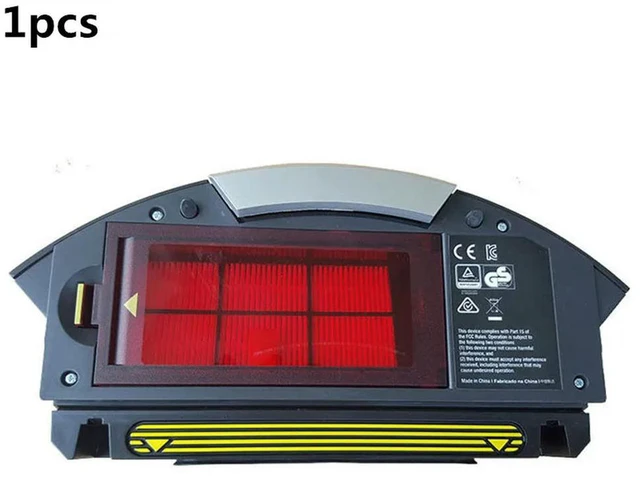 Main image of Dust Collecting Box Bin Collector with Hepa Filter for IRobot Roomba 800 900 Series 850 860 864 870 880 885 960 980 Spare Parts