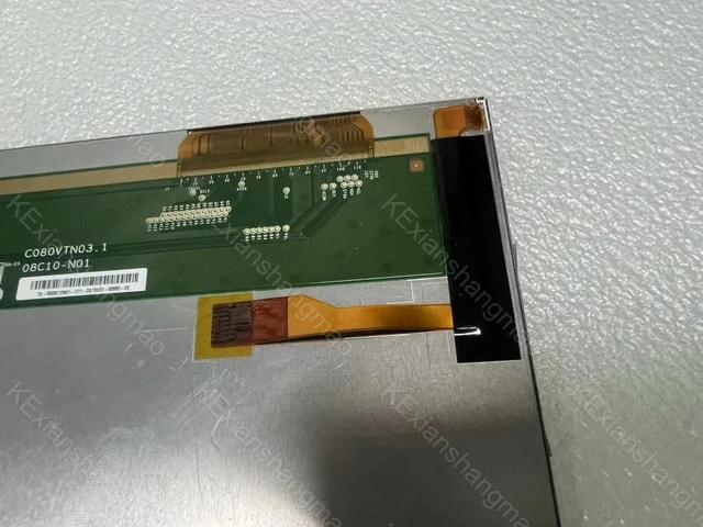 Alt view image 3 of 3 - 8-inch LCD display screen C080VTN03.1