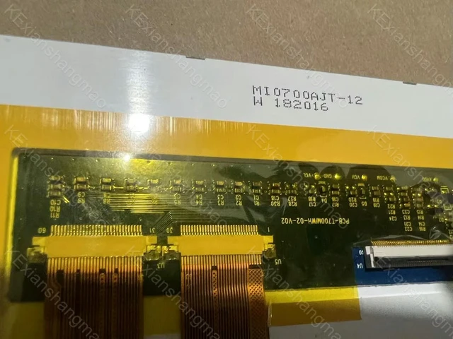 Alt view image 2 of 3 - industrial display LCD screen MI0700AJT-12