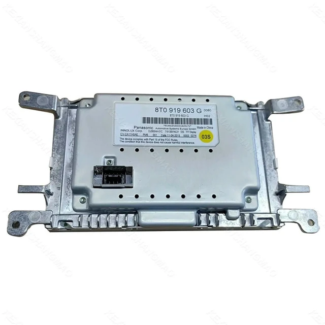 Alt view image 3 of 3 - Car mounted LCD screen 8T0919603F/8T0919603G