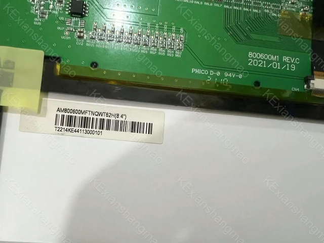Alt view image 2 of 3 - AM800600MFTNQWT62H TF2K2051FPC-A1 800600M1 23000-00840AM01-RS 8.4-inch industrial display screen