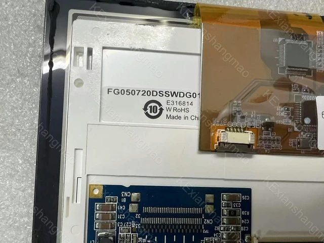 Alt view image 3 of 3 - FG050720DSSWDG01 Industrial LCD with touch screen Equipped with touch function