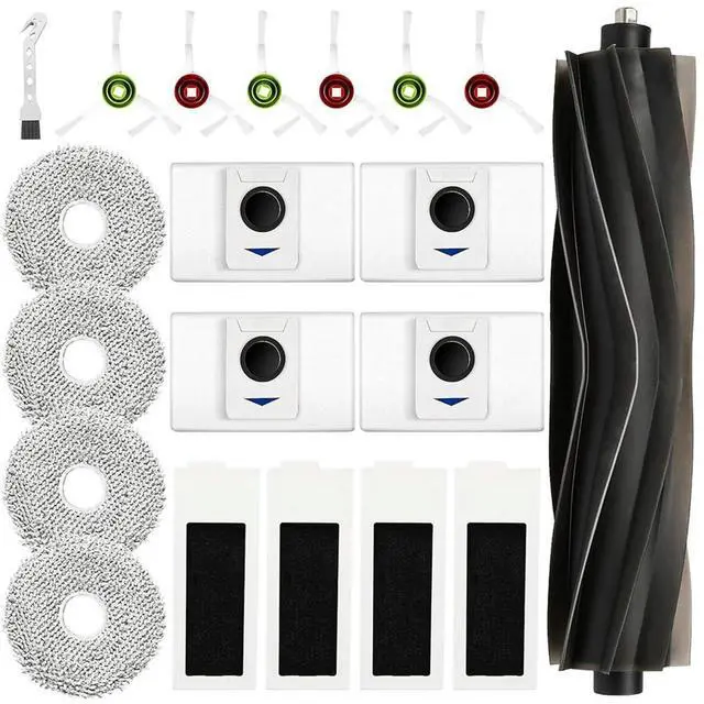 Alt view image 2 of 2 - MEOF Replacement Parts for Ecovacs Deebot T20 OMNI/T20/T20 Max/T20 Pro Vacuum Main Side Brush Mop Pad Filter Dust Bag