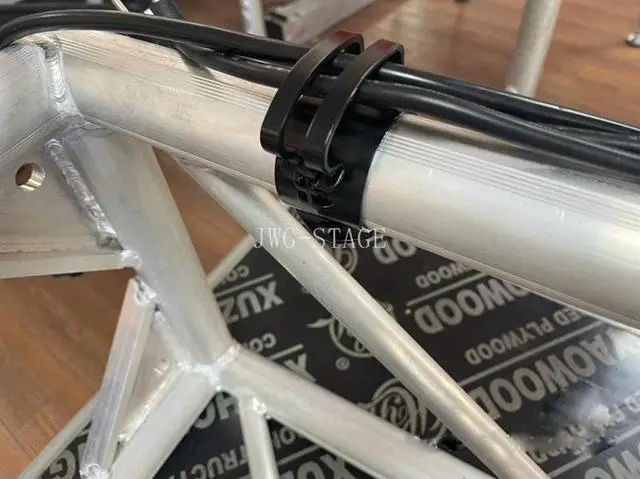 Alt view image 3 of 3 - 10pcs/lot Stage Lighting Wire Clips Truss Aluminum Frame Harness Card Audio Line Array Harness Clips Dj Lighting Wiring Clips