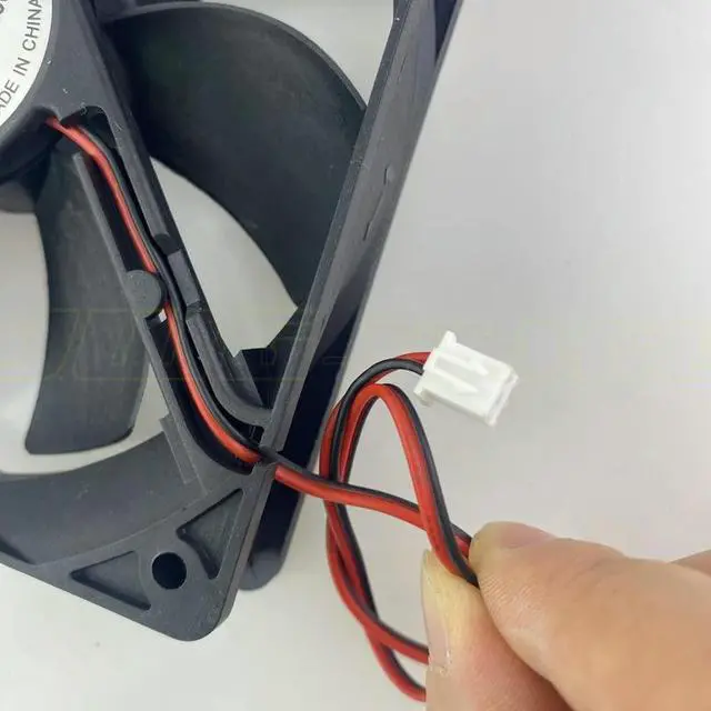 Alt view image 2 of 3 - 120X120X25 12V 330 Watt LED followspot Cooling Fan Turbine
