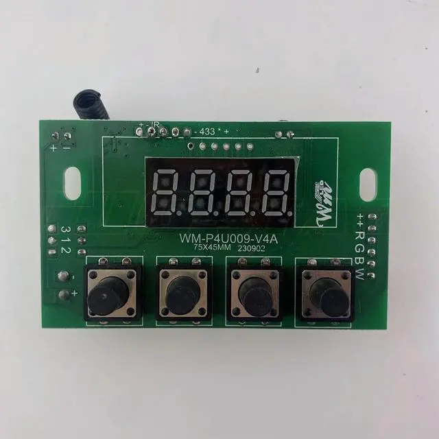 Alt view image 3 of 3 - WM-P4U009-V4A Replace WM-P4U009-V3A LED Plastic Par Light Remote Control Main Motherboard Board