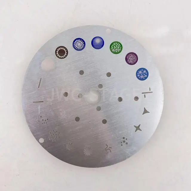 Alt view image 3 of 3 - 10CM Diameter 200W/230W Aluminum Alloy Gobo Wheel for Moving Head Spot Lights Rotating Pattern Disk Beam 5R/7R Compatible