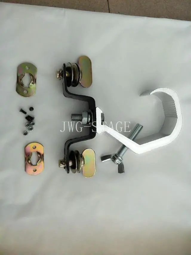 Alt view image 3 of 3 - Aluminum Fold Clamp Hooks Stage Light Hanging Moving Head Beam