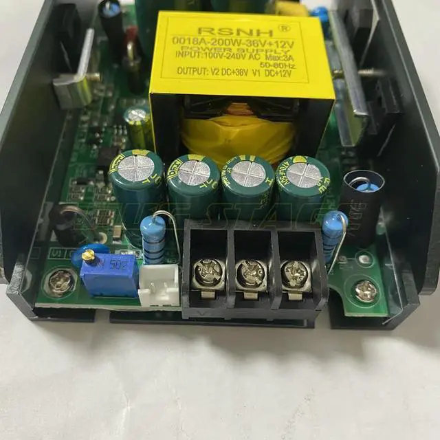 Alt view image 3 of 3 - RS-200W-36V-12V Power Supply Stage LED Par Light Power Source