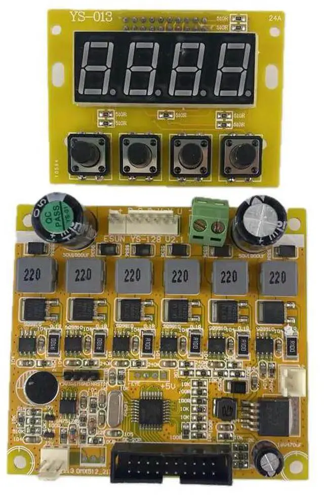 Main image of YS-128 YS-013 RGBWA UV 6in1 Main Board DMX Control Board Led Par Light LED Motherboard